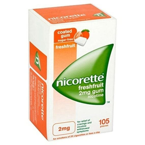 Nicorette FreshFruit Gum 2mg 105's