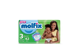 Molfix Diapers Size 3 Medium (6.1-9kg) 42's