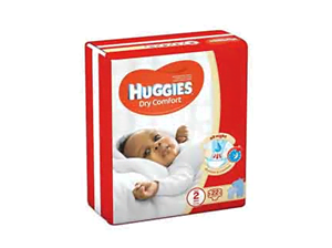 Huggies Dry Comfort (size 2) 3-6Kgs 22's
