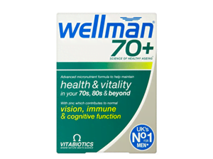 Wellman 70+ Tablets 30's