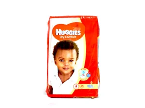 Huggies Dry Comfort Jumbo Size 4(8-14)Kgs 60's