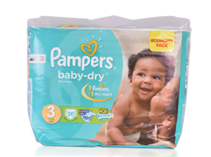 Pampers Midi Size 3 (6-10Kg) 36's