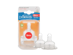Dr. Browns Nipple 2-Pack Level 1