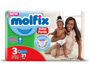 Molfix Pants Size 3 Medium (6.1-9kg) 31's