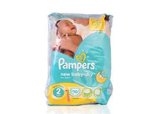 Pampers Small Size 2 (3-8 Kg)10's