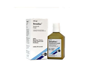 Betadine Mouthwash Gargle 1% 250ml