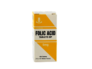 Folic Acid 5mg Tablets -Cosmos 100's