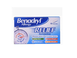 Benadryl Allergy Relief Capsule 12's