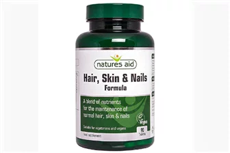 Natures Aid Hair Skin & Nails Formula Vegan 90's