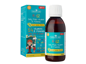 Natures Aid Kidz Multi Vit Banana Flavour 150ml