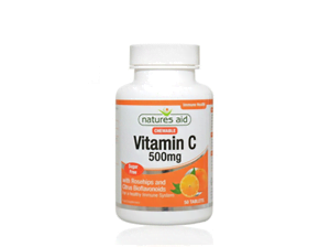 Natures Aid Vitamin C 500mg Chewable 50's
