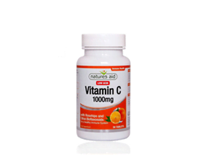 Natures Aid Vit C 1000mg+Citrus Bio Vegan 30's