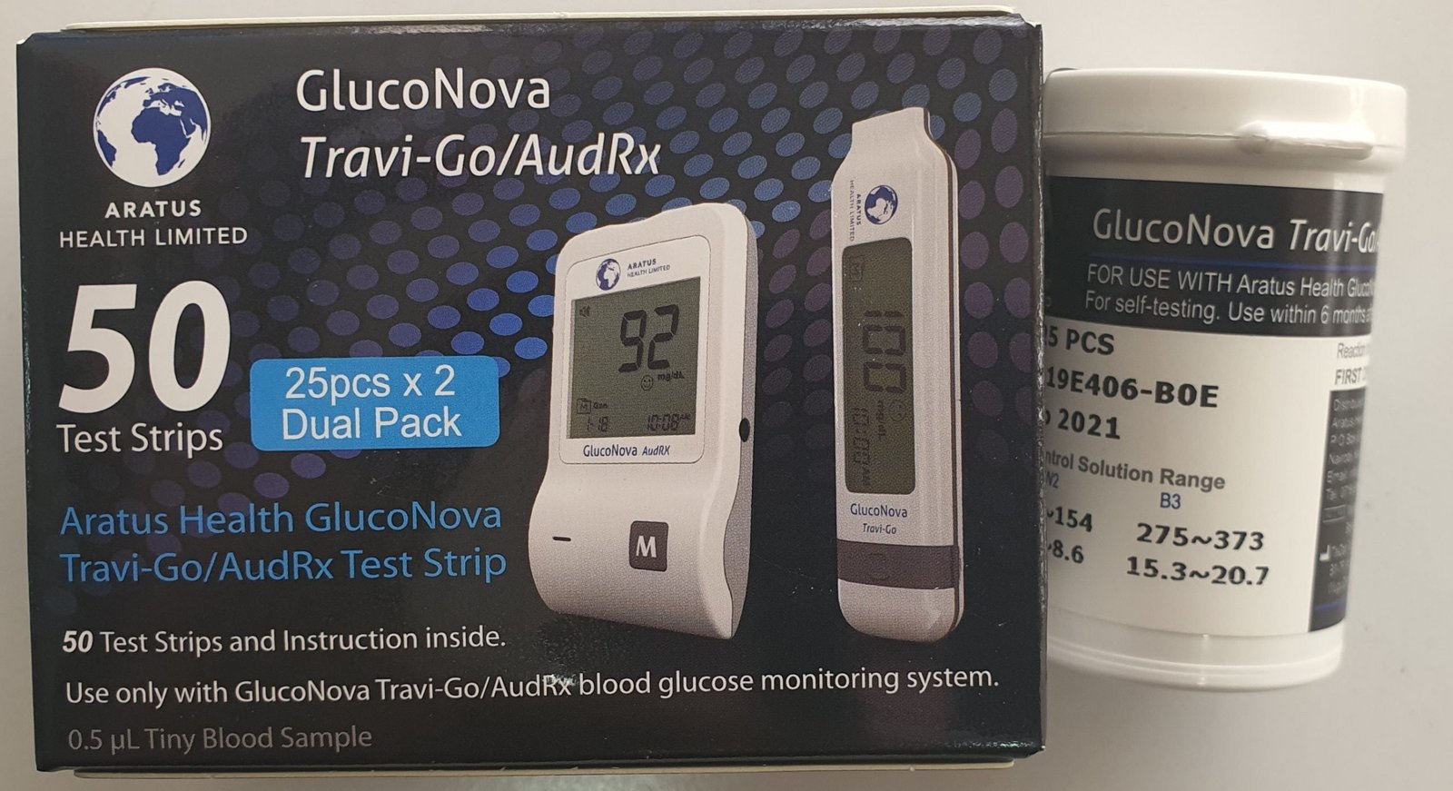 GlucoNova Test Strips 50's - Image 2