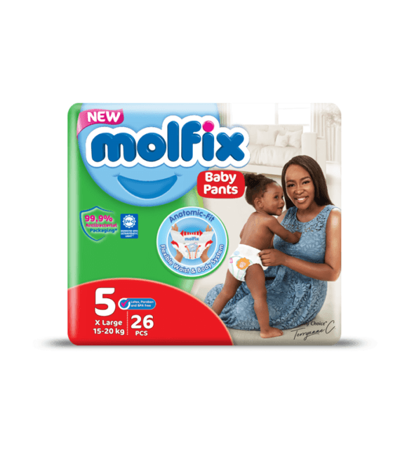 Molfix Pants Size 5 Junior (15-20kg) 26's