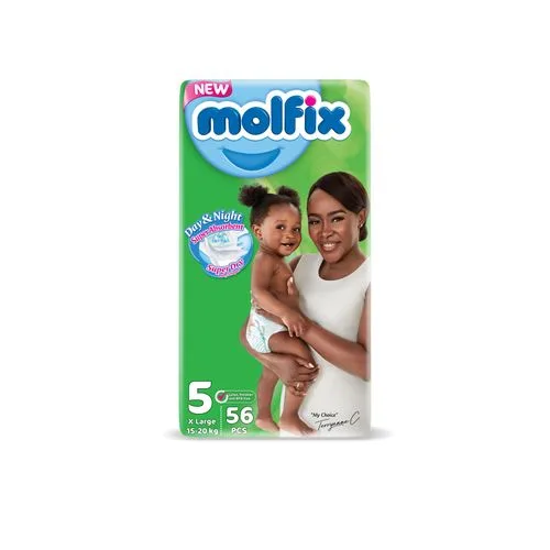 Molfix Diapers Jumbo Size 5 X Large (15-20kg) 56's