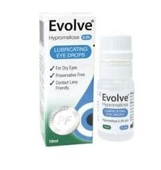 Evolve Hypromellose Eye Drops 10ml.