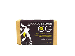 Cinnabar Soap Avocado and Lemon 100mg