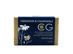 Cinnabar Soap Geranium and Chamomile
