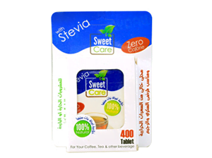 Stevia Sweet Care Sweetener Tablets 400's