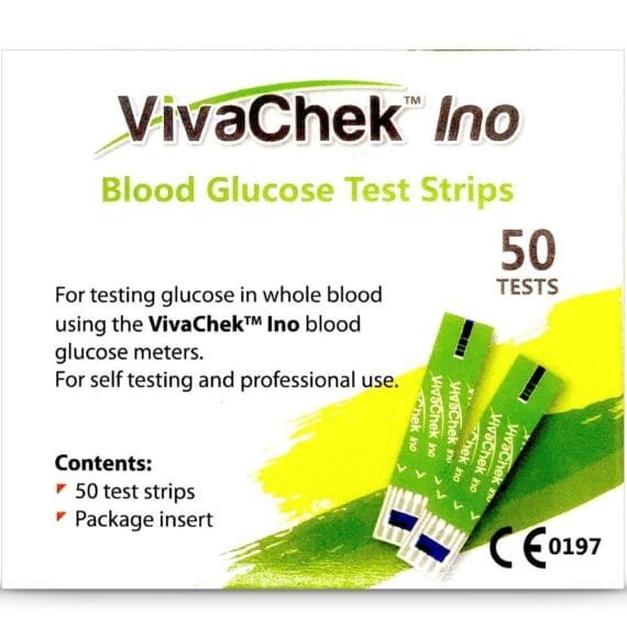 Vivachek Blood Glucose strips 50's