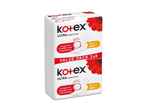 Kotex Ultra Normal Duos 16's