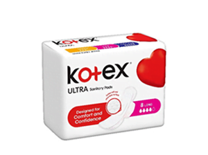 Kotex Ultra Sanitary Pads 8 Super (Long)