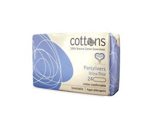 Natural Cotton panty Liners 24's