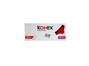 Kotex Panty Liners Deodorised 40's