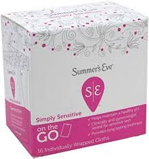 Summers Eve Cloths Sensiti Sheer Floral 16's
