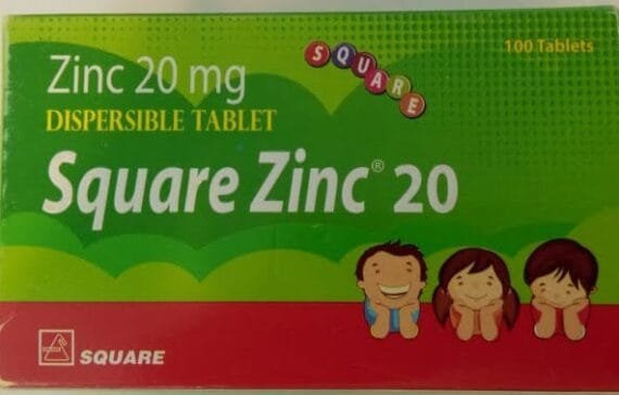 Zinc Sulphate Tabs 20Mg 100'S