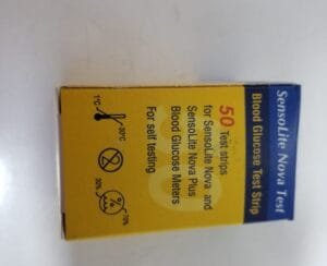 Sensolite nova test strips