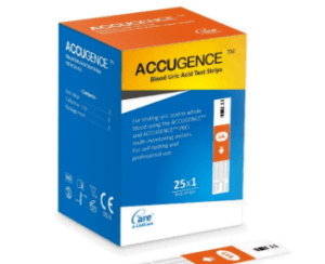 Accugence uric acid strips