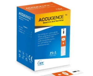 Accugence uric acid strips