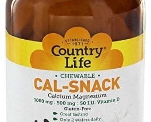 Country Life Cal-Snack Chew Vanilla/Orange 60Wafers