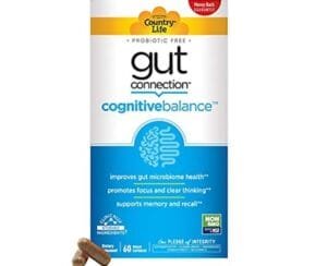 Country Life Gut Connection Cognitive Balance 60S
