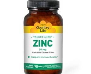 Country Life Zinc 50Mg 90’Spills provide 50 mg