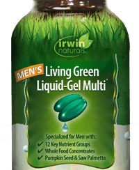 Irwin Naturals Living Green Liquid-Gel Multi For Men 90Ct