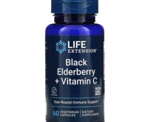 LIFEEXTENSION BLACKELDERBERRY VIT C 60S