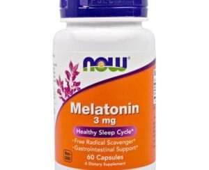 Now Melatonin 3Mg 60Caps