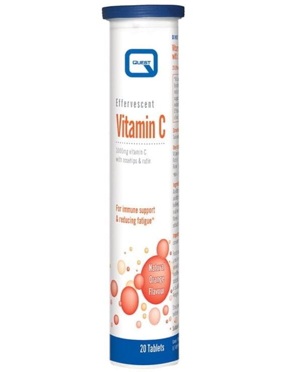 Quest Effsnt Vit C Orange 1000Mg 20S