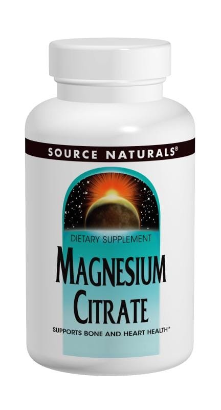 Source Naturals Magnesium Citrate 133Mg 90Caps