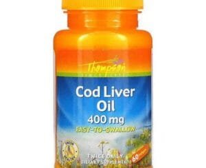 THOMPSON COD LIVER OIL 400MG 60S