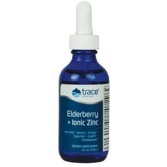 TRACE MINERALS ELDERBERRY IONIC ZINC (2FL) 59ML