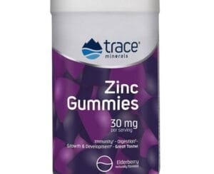 TRACE MINERALS ZINC GUMMIES 30 MG ELDERBERRY 60S