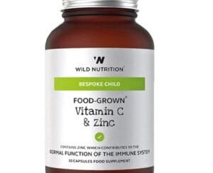 WILD NUTRITION FOOD GROWTH VITAMIN C&ZINC 30S 