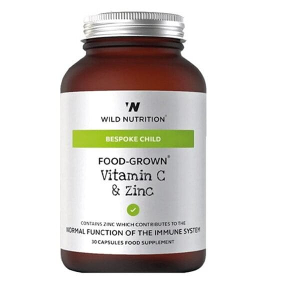 WILD NUTRITION FOOD GROWTH VITAMIN C&ZINC 30S 