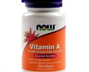 Now Vitamin A 10000Iu Fish Liver Oil 100S