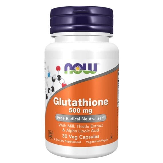 Now Glutathione 500mg Vcaps 30's