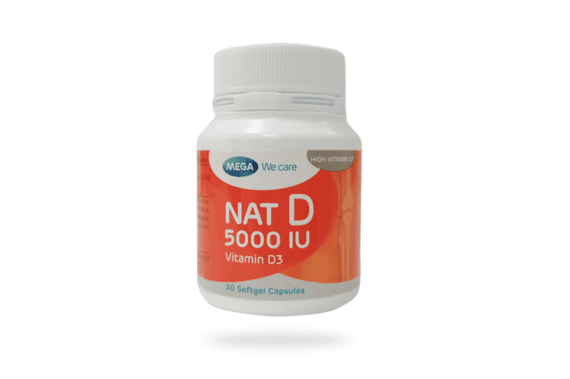 Mega Nat D 5000IU 30`S