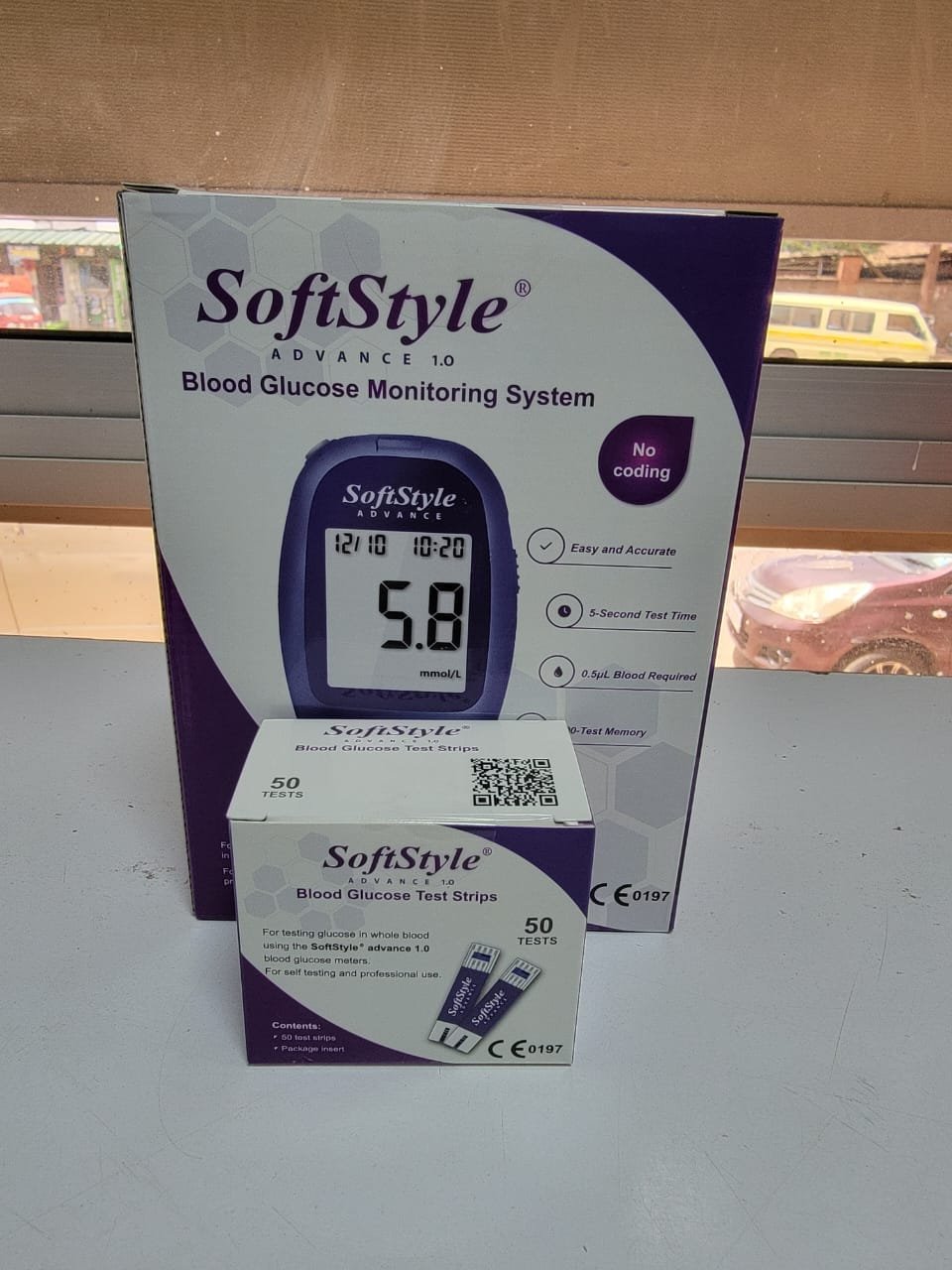 SoftStyle Advanced Meter +Test Strips 50`s